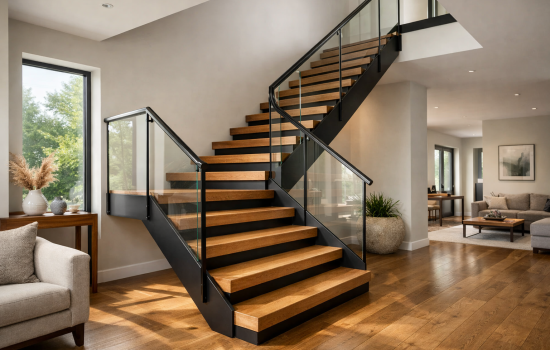 Material Choices That Elevate the Impact of Home Stairways