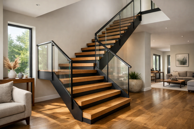 Material Choices That Elevate the Impact of Home Stairways