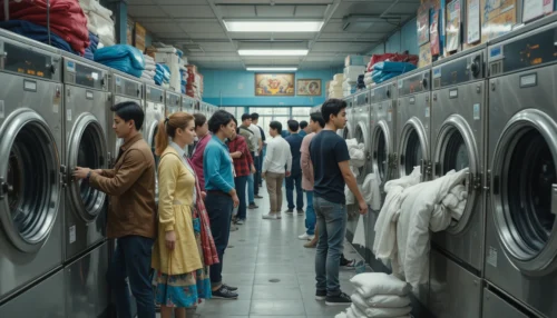Why launderettes still make money in the UK