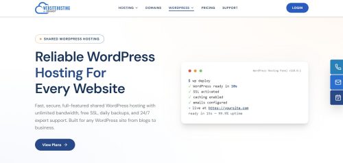 shared wordpres hosting websitehosting.app