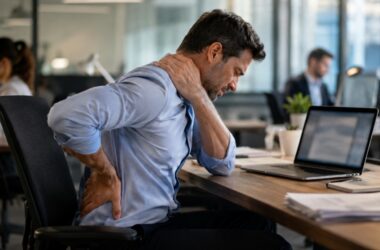 workplace stress, posture and physical discomfort