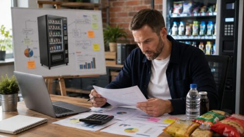 Vending business startup cost planning