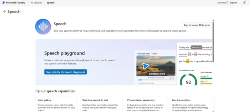 Microsoft Azure AI Speech