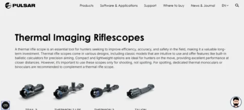Pulsar Thermal Rifle Scope