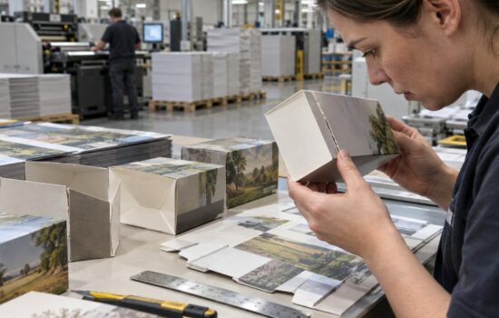cracking at the folds of laminated packaging