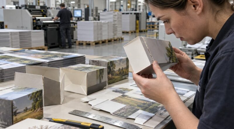 cracking at the folds of laminated packaging