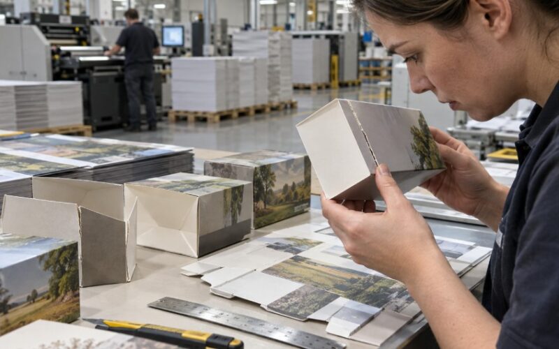 cracking at the folds of laminated packaging