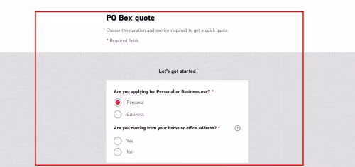 po box steps royal mail